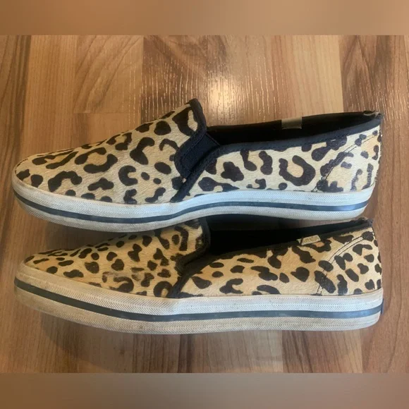 Kate Spade ♠️ 🐮 Real Cow Hair Keds Size 9.5 - Picture 4 of 9